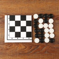 Шашки (шашки пластик, поле картон 22х22 см)