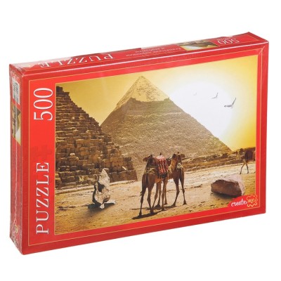 Пазл "Египетские пирамиды и верблюды" 500 элементов