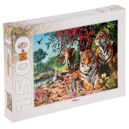 Пазлы "Тигры" 1500 элементов