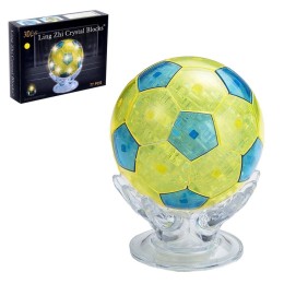 Пазл 3D кристаллический "Мяч" 77 деталей, свет