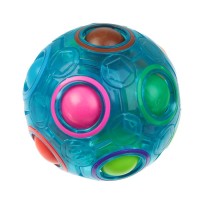 Шарик Орбо Magic Rainbow Ball шар 7 см светится в темноте Синий