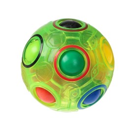 Головоломка Шар Орбо Magic Rainbow Ball шар 7 см, зеленый, светится в темноте