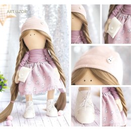 Набор для шитья "Мягкая кукла Плюм" 29см (с волосами)