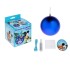 Новогодний ёлочный шар "Отпечаток детской ручки" Микки Маус, синий