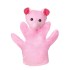 Мягкая игрушка на руку "Слоненок" розовый, на 4 пальца