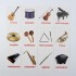 Обучающие карточки по методике Домана "Музыкальные инструменты"