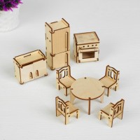 Кукольная мебель "Кухня", 10 предметов