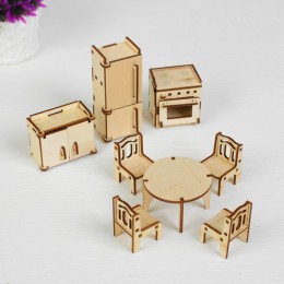 Кукольная мебель "Кухня", 10 предметов