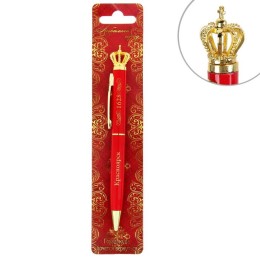 Ручка с фигурным наконечником Красноярск, корона, металл