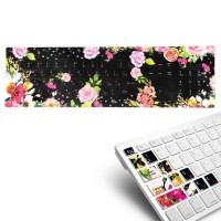Наклейки на клавиатуру "Цветочные", 44,2 х 13 см