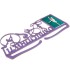 Медальница "Гимнастика" с рамкой для фото, фиолетовый, 44*19см