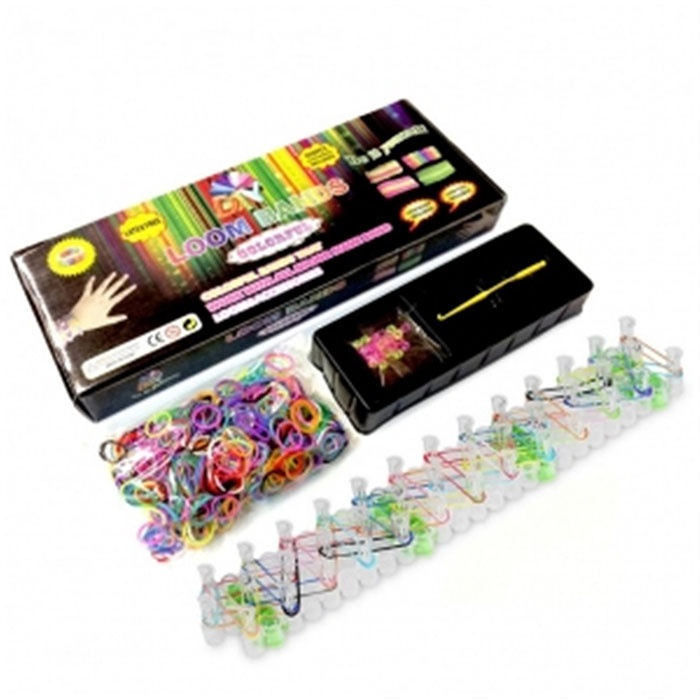 Резиночки для плетения браслетов Rainbow Loom, белые купить за 87 рублей - Podarki-Market
