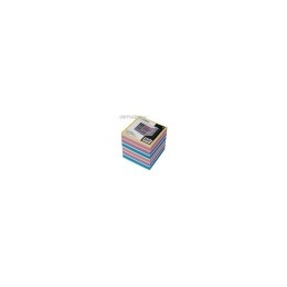 Блок для записей "Куб", 9х9х9 см, 4 цвета, проклеен