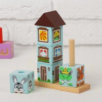 Кубики на палочке «Зайка»