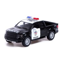 Машина металлическая Ford F-150 SVT Raptor, 1:46, открываются двери, инерция, полиция