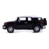 Машина металлическая Toyota FJ Cruiser, 1:36, открываются двери, инерция, цвет чёрный