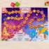 Игра-бродилка и плакат с цифрами "Изучаем счет" для девочек